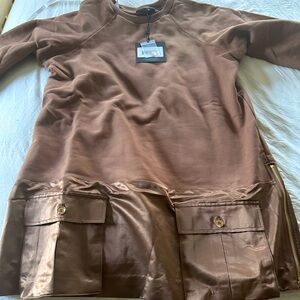 New w tags Cynthia Rowley sweatshirt dress